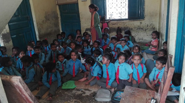 Disadvantaged school in Nepal
